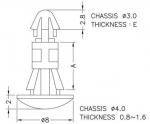 3.0/4.0mm Spacer Support